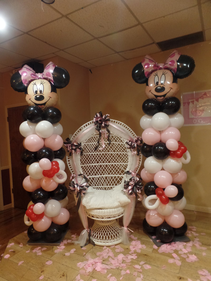 MINNIE MOUSE BABY SHOWER - PARTY DECORATIONS BY TERESA